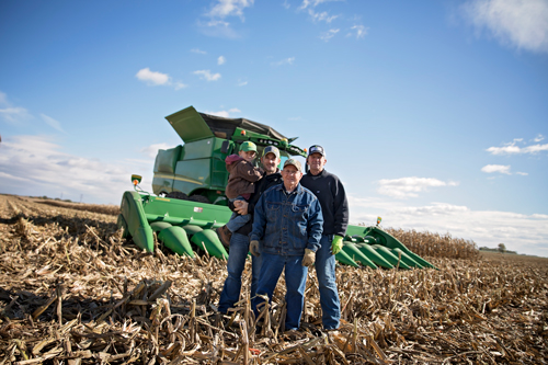 Bing Bang's Des Moines videography team captured harvest on an Iowa corn farm